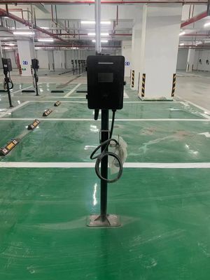 Cargador de 32A de 7kw negro Tipo 2 Cargador para vehículos Cargador para vehículos de 21kw con conector único Cargador para vehículos eléctricos