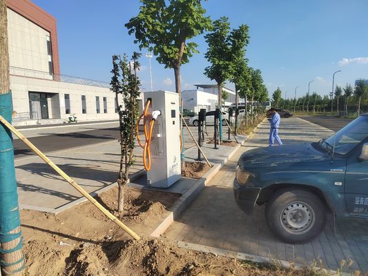 Cargador de vehículos eléctricos de corriente continua tipo 2 OCPP de 60 kW 80 kW 120 kW con y estándar de interfaz GBT/CCS